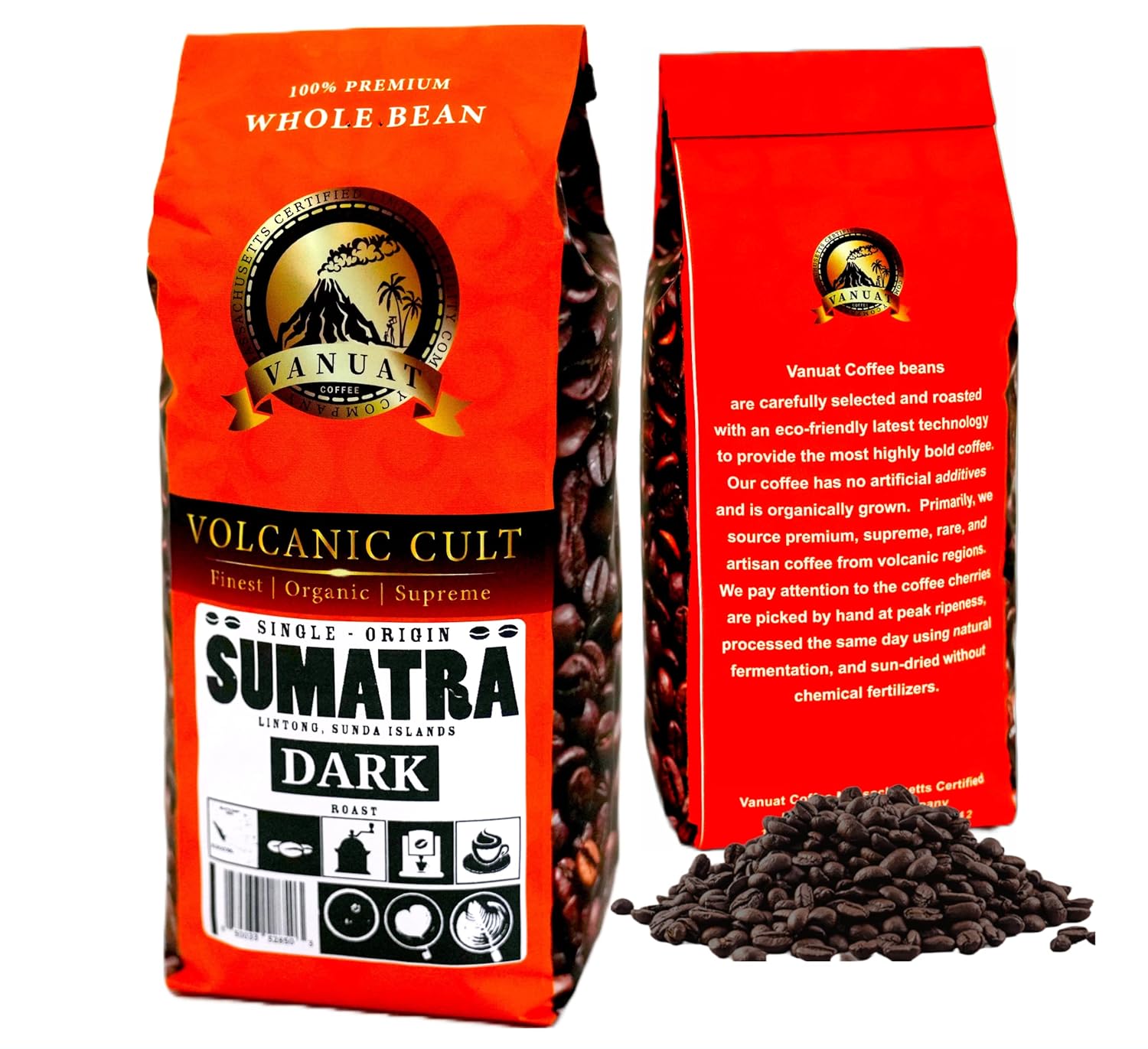 VANUAT Volcanic Organic Supreme Finest Artisan Coffee