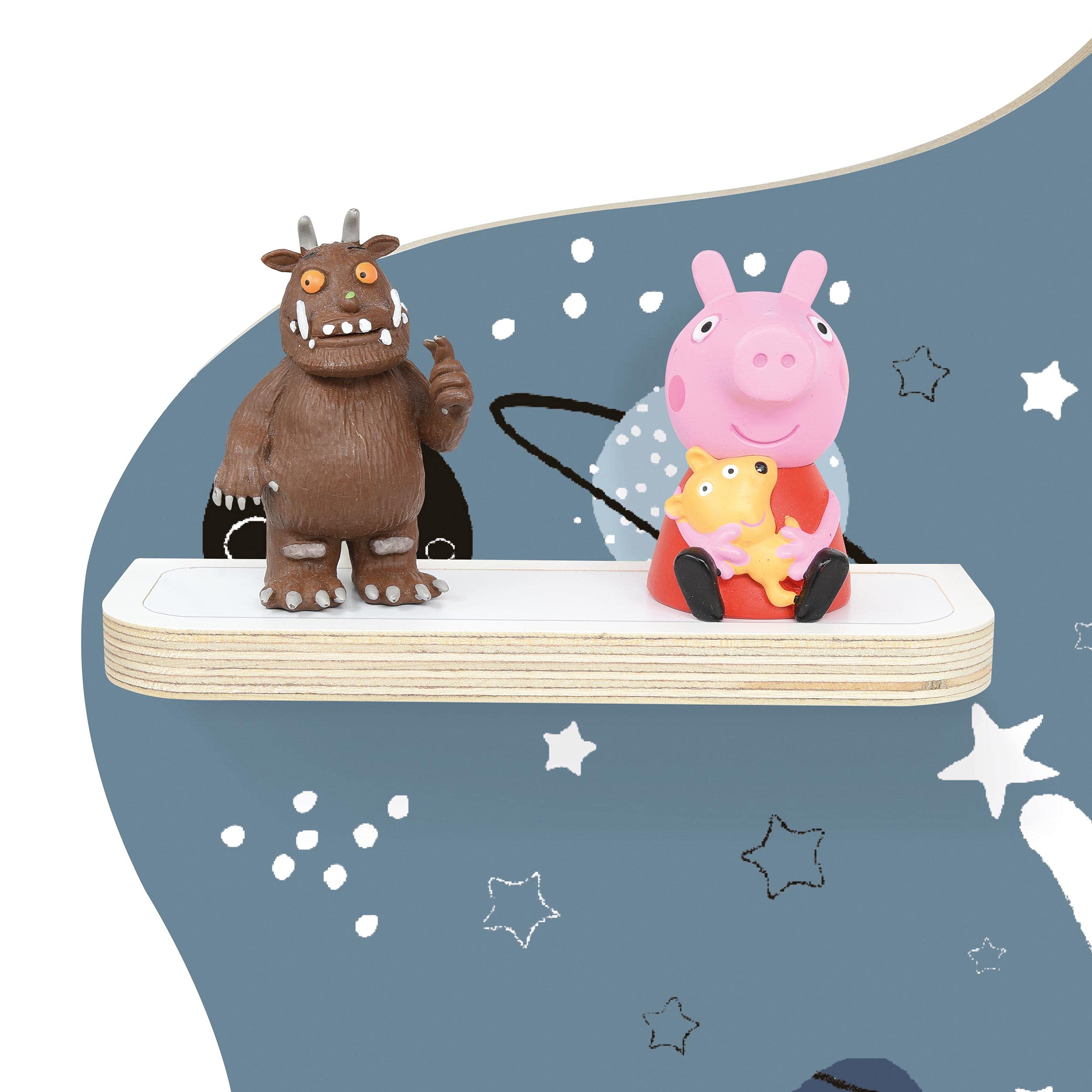 Estantería infantil para caja de música, diseño Universe, adecuada para cajas de música y aprox. 26 tonos, idea de regalo, juegos, coleccionable, para colgar