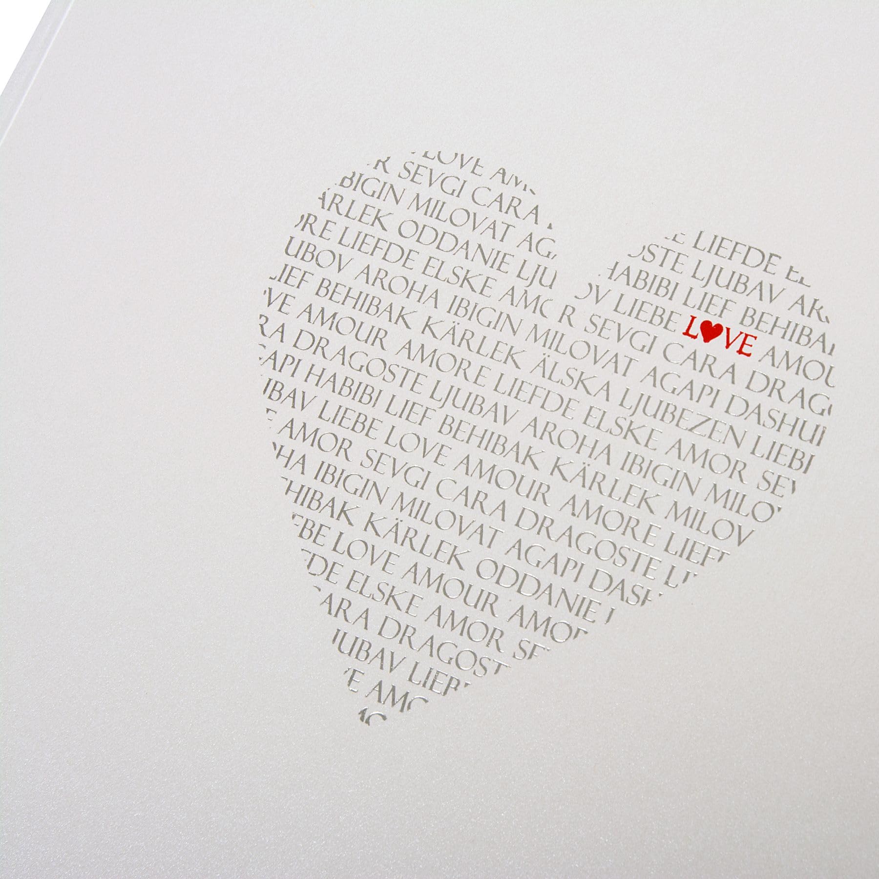 Goldbuch Love Buchalbum Weiß, 30x31cm, 60 Weiße Seiten