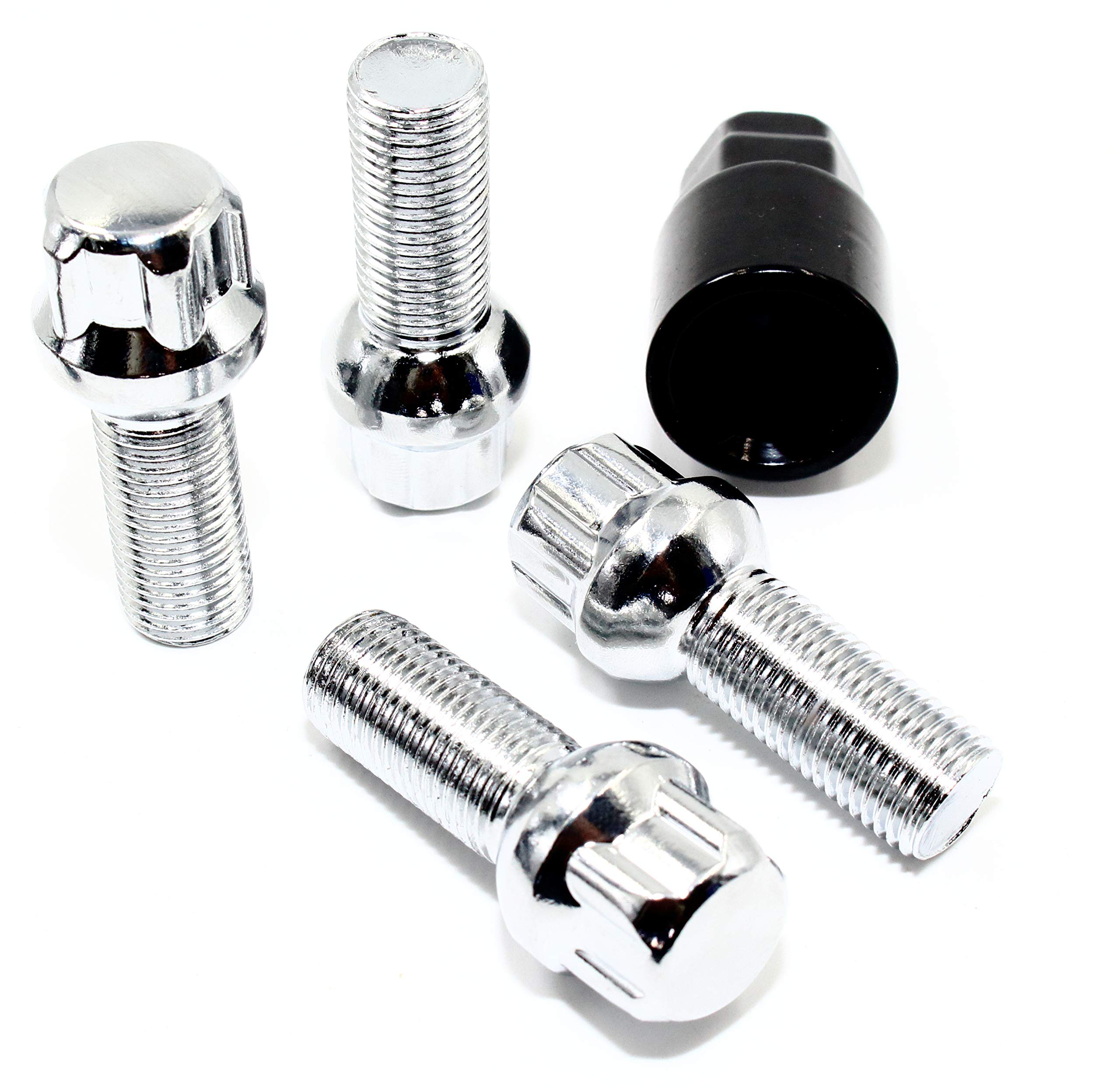 Bmw Wheel Lock Key Set Of 4 Veritek 14x1.5mm 2.10 Inch 28mm Shank ...