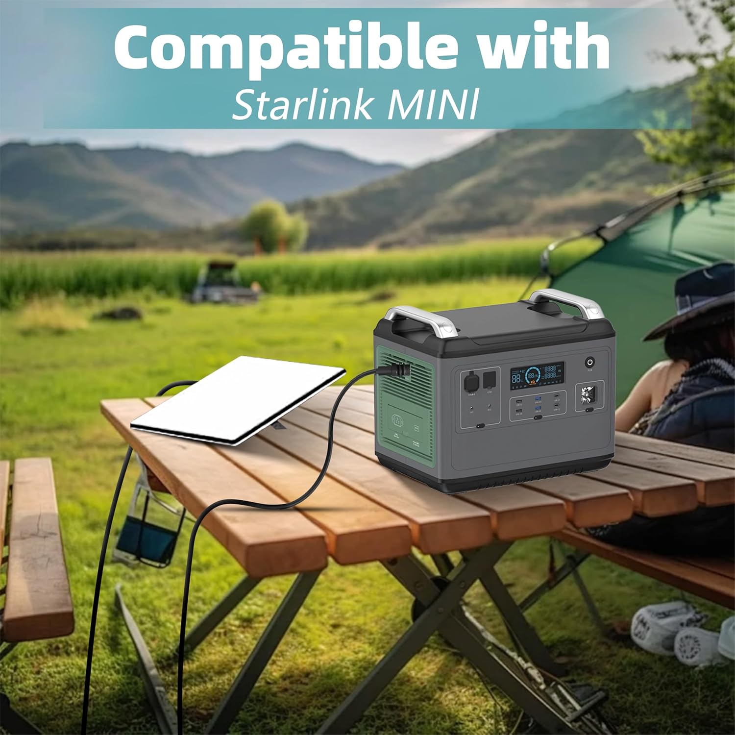 DC5521 Power Extension Cable for Starlink Mini,10FT 25FT 50FT 16AWG DC 5.5mm*2.1mm Cord for Starklink Mini Work with 20V/65W+ PD Source (10FT Female to Male) - Image 7