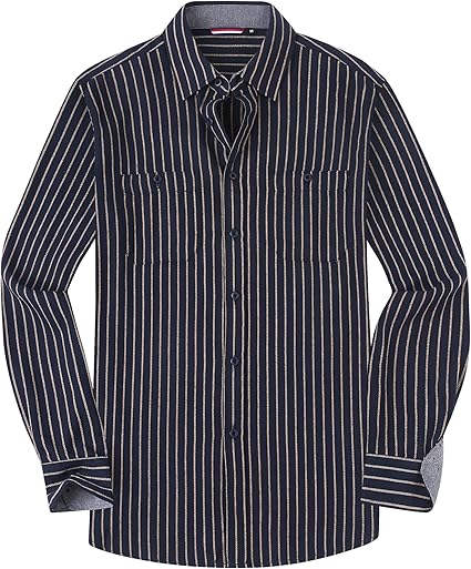 Alex Vando Mens Button Down Shirts Regular Fit Long Sleeve Casual Plaid Flannel Shirt