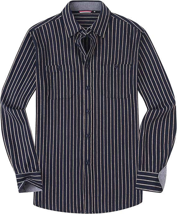 Alex Vando Mens Button Down Shirts Regular Fit Long Sleeve Casual Plaid Flannel Shirt