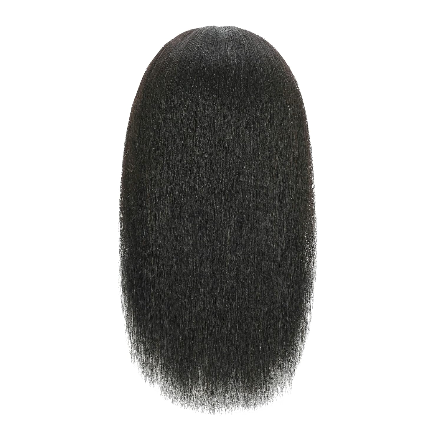 Mannequin Head with Human Hair with Stand for Hairdresser Practice Cosmetology Manikin Doll Training Head Braiding Styling Coloring Cutting Updos Display