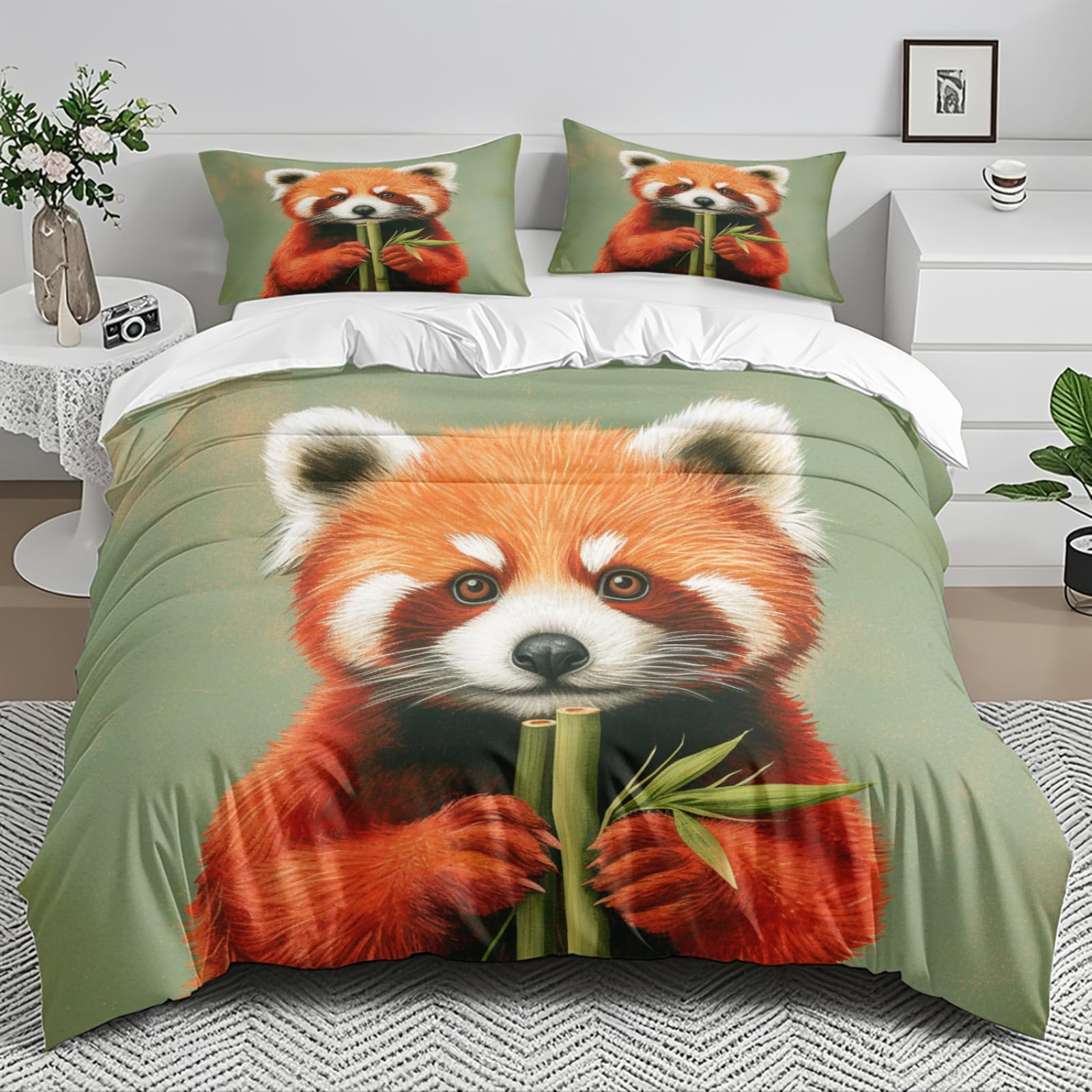 Parure de lit 200x200 microfibre animaux pour une chambre nature et cocooning
