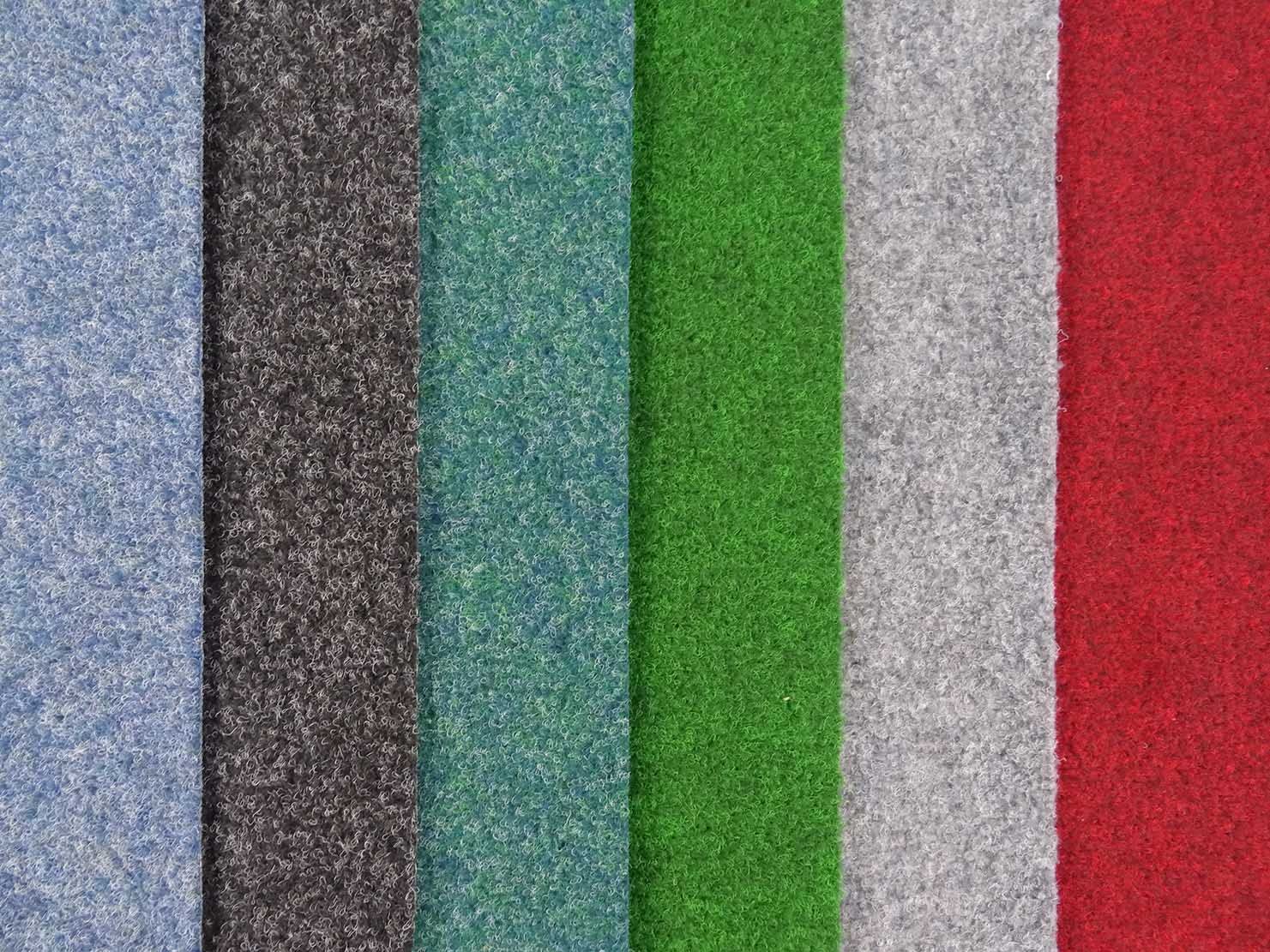 Tappeto da esterno Green | Erba sintetica con drenaggio per giardini, balconi ed eventi, blu-verde, Taglio (1.33m di larghezza / 5m di lunghezza)