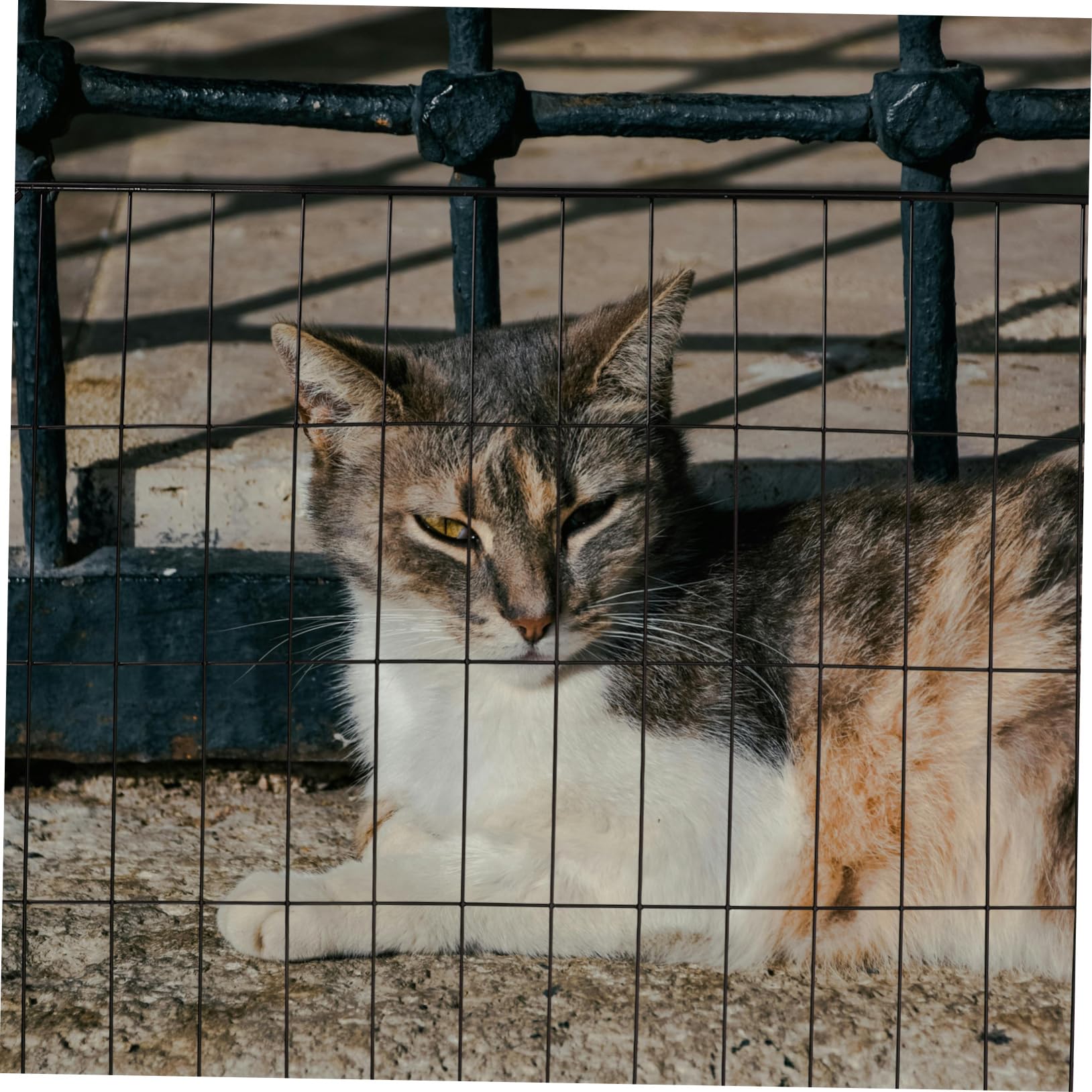 Mipcase DIY Pet Fence Door Cat Wire Fencing Door Rustproof Iron Mesh Pet Cage Accessories