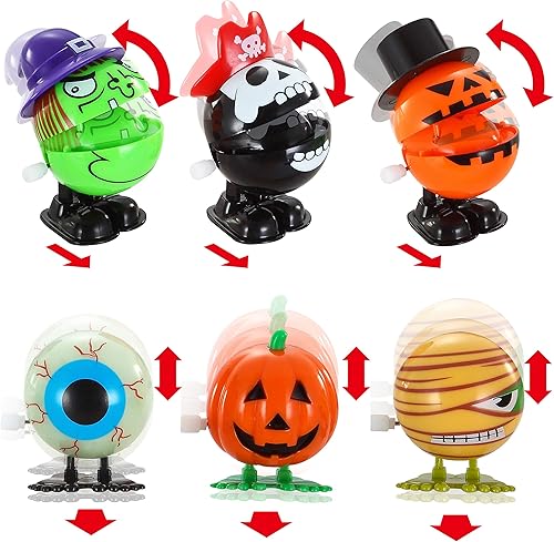 Miniatura 9 de JOYIN 24 piezas de juguetes de Halloween para regalos de niños, juguetes de cuerda a granel para regalos de fiesta de Halloween, rellenos de bolsas