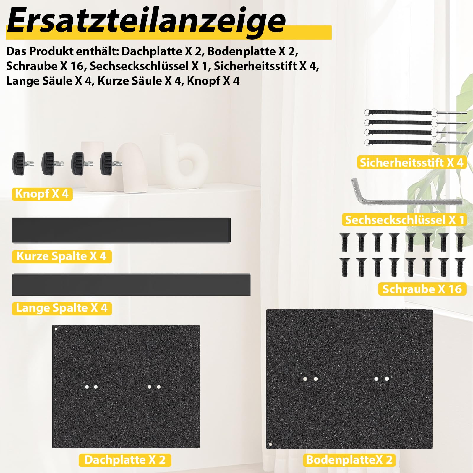 Höhenverstellbare Lautsprecherständer, 2er-Set Bodenlautsprecherständer | Doppelrohr-Lautsprecherständer mit Kabelmanagement, mit Rutschfesten Eva-Matten, Tragfähigkeit 10 kg, Universaltyp, Eisen