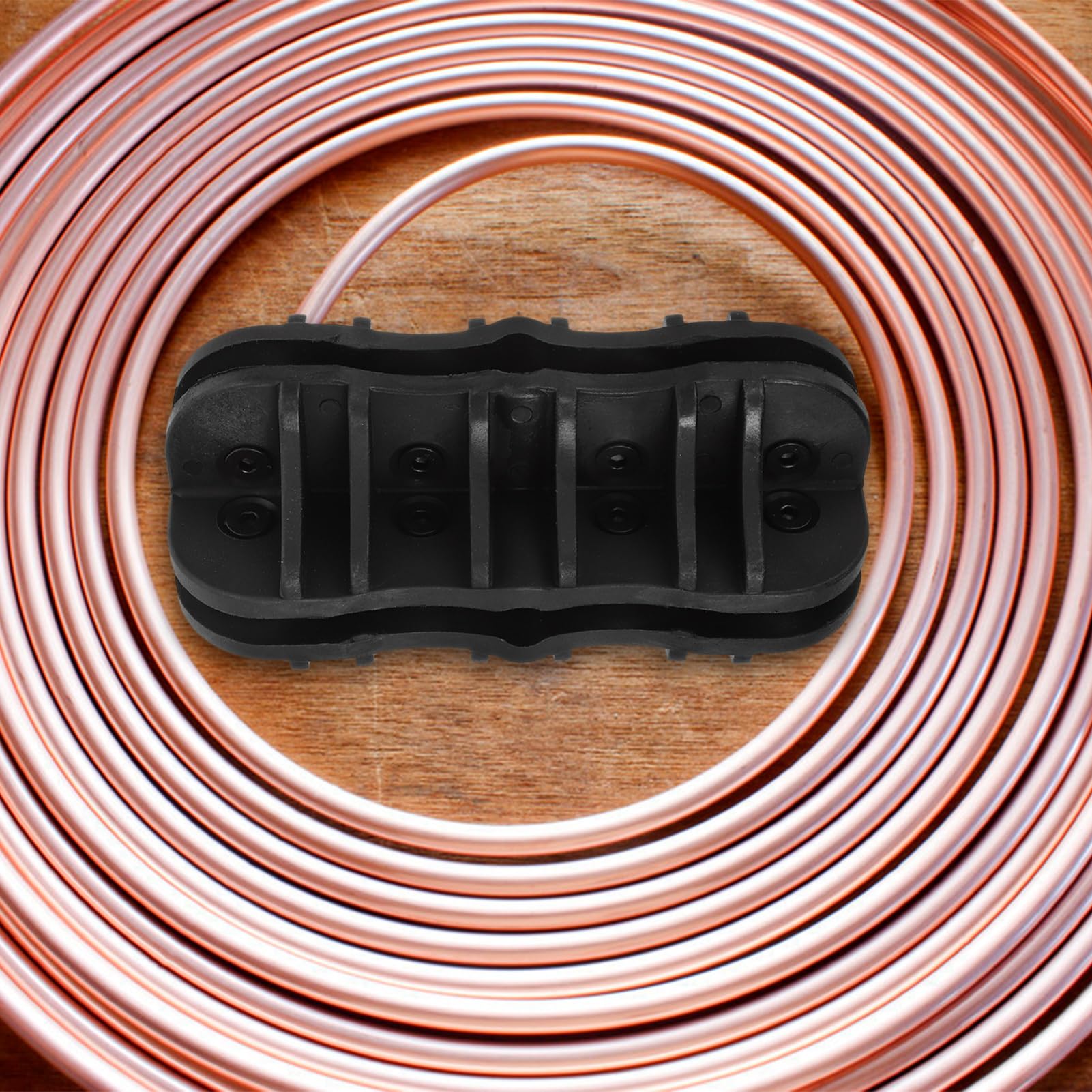 PartyKindom Raddrizzatore per Tubi in Rame Nero, Strumento Manuale | Alluminio e Pvc, per Bobine in Acciaio e Rame, Uso Officina Auto, per Meccanici e Fai da Te