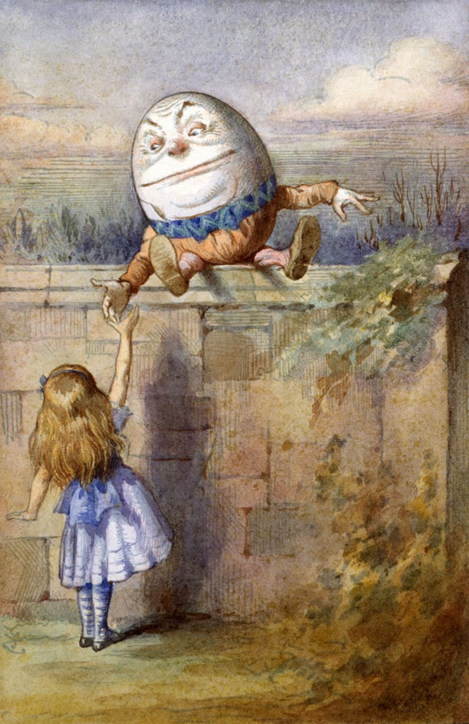 POSTERIIk Vintage Print Pop Art Landscape Artwork Famous Painting by Tenniel Art Prints for Office Home Decor 60x90cm