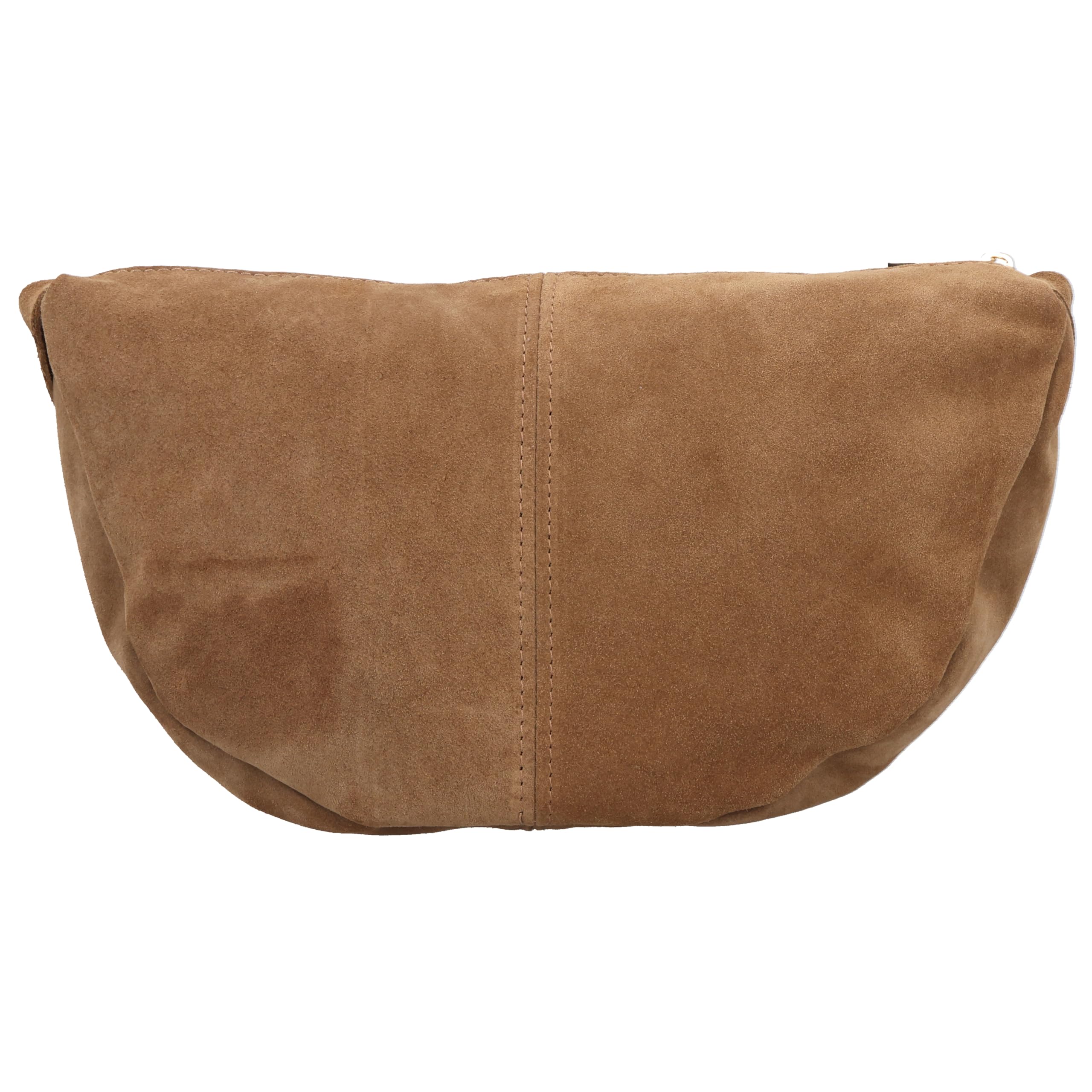 Gusti Leder Banu Bauchtasche Damen Umhängetasche Schultertasche Echtleder Braun für Alltag Reise und Freizeit