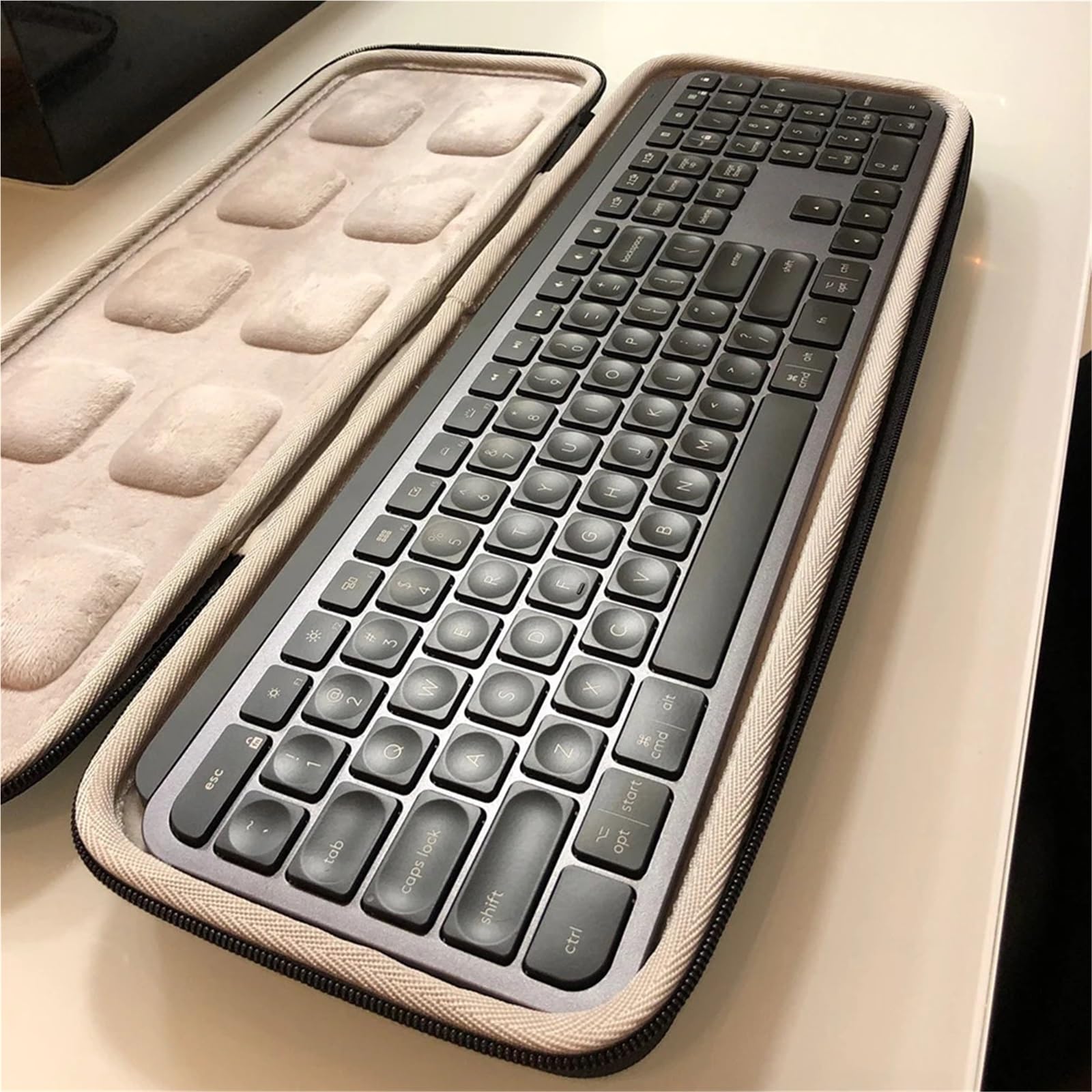Funda Protectora para Teclado Almacenamiento de Teclado for Estuche de Transporte, Bolsa Protectora Impermeable, Estuche for Teclado inalámbrico
