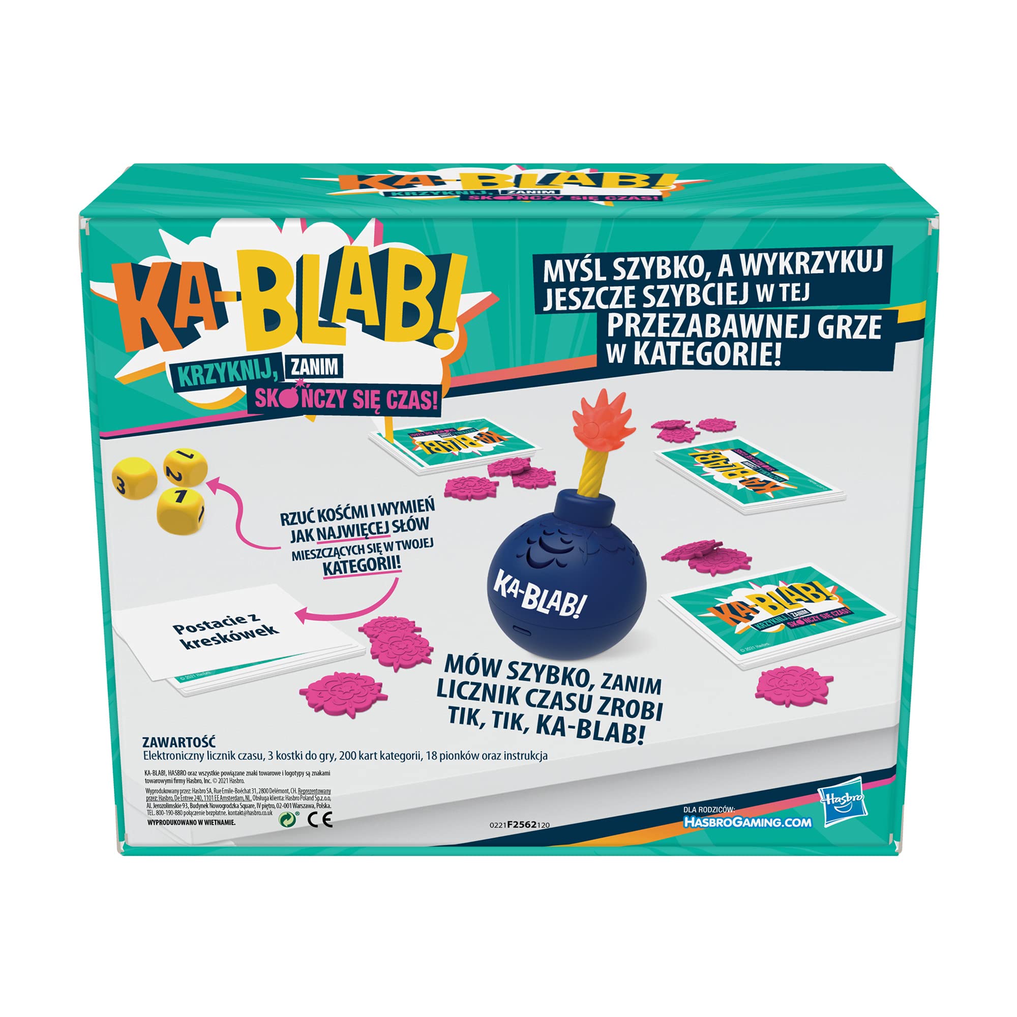 Hasbro Ka-Blab!, Jeu pour familles, Ados et Enfants, dès 10 Ans, Jeu de
