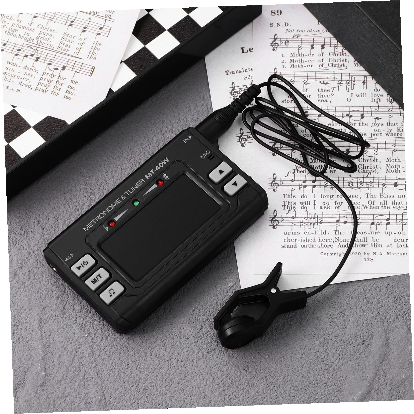 BESPORTBLE Accordatore e Facile da Usare per Strumenti a Fiato in ABS Alta Precisione per Accordatura di Strumenti Musicali a Fiato