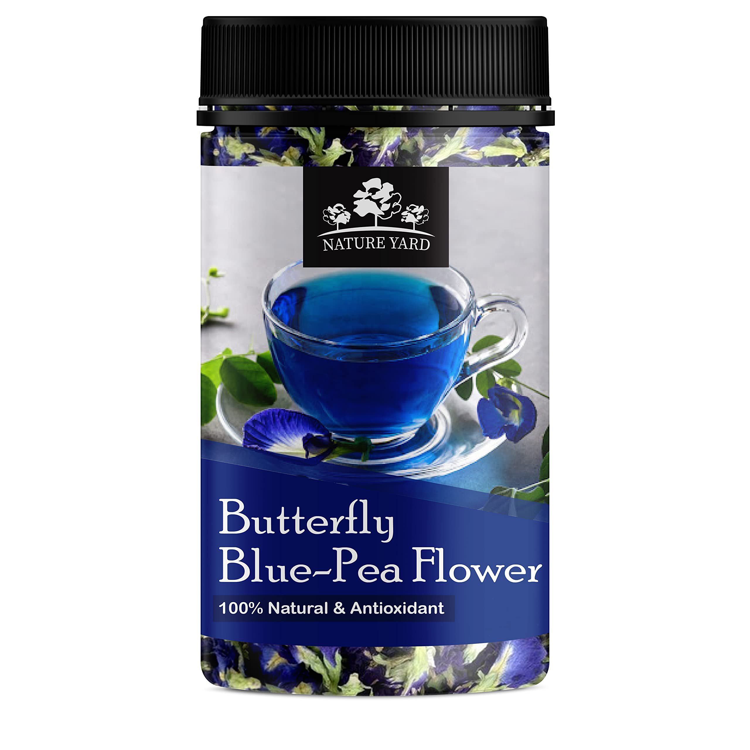 See full amazon price history chart for NATURE YARD Organic Blue Tea Butterfly Pea Flower 25gm - Premium Sun dried Tea for Glowing Skin and Stress Relief - 100% Natural and Rich in Antioxidant | Caffeine Free | Colour Changing Iced/Hot Tea NATURE YARD Organic Blue Tea Butterfly Pea Flower 25gm - Premium Sun dried Tea for Glowing Skin and Stress Relief - 100% Natural and Rich in Antioxidant | Caffeine Free | Colour Changing Iced/Hot Tea (B09MB3SJP5) Amazon Price History, Amazon Price Tracker