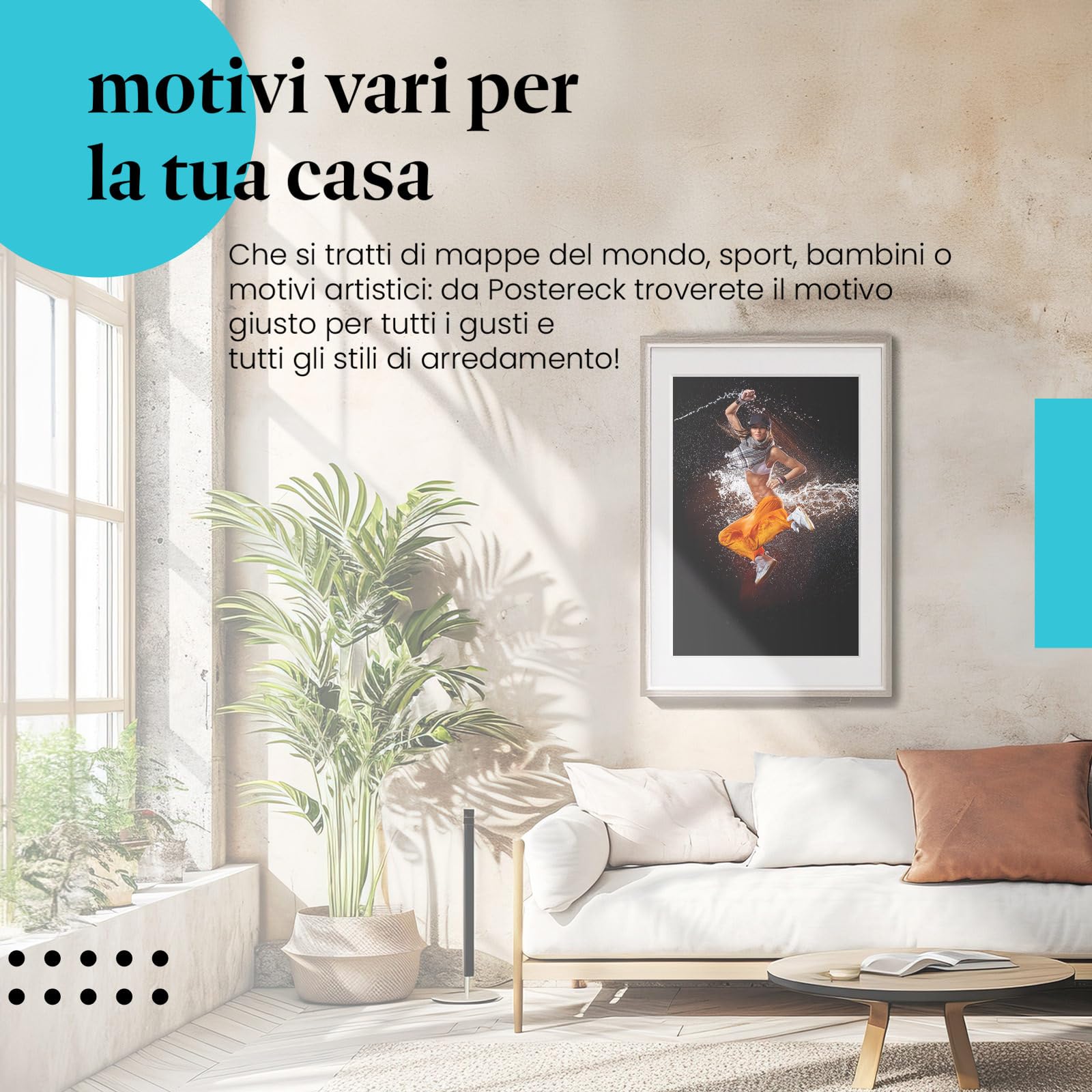 Postereck - 1936 - Hip hop, danza, musica, sport, acqua, donna, ballerina - Decorazione da Parete, Stampa Fotografica, Ideen Regalo, Stampa d'Arte - Tela - 100,0 cm x 75,0 cm