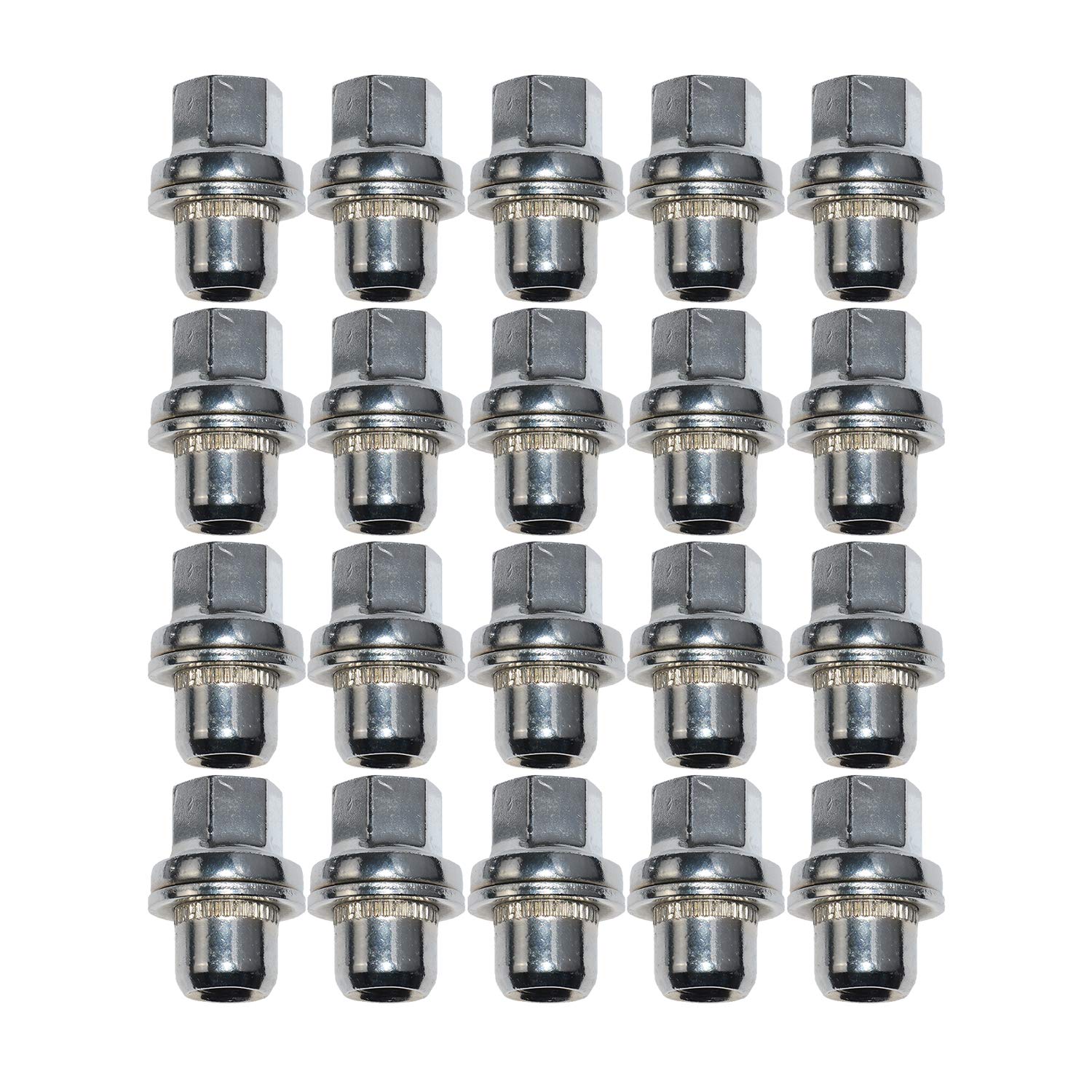 Set 20 Dadi Ruota In Lega Per Land Rover - Compatibile Con Discovery 3-5, Range Rover L322/L405