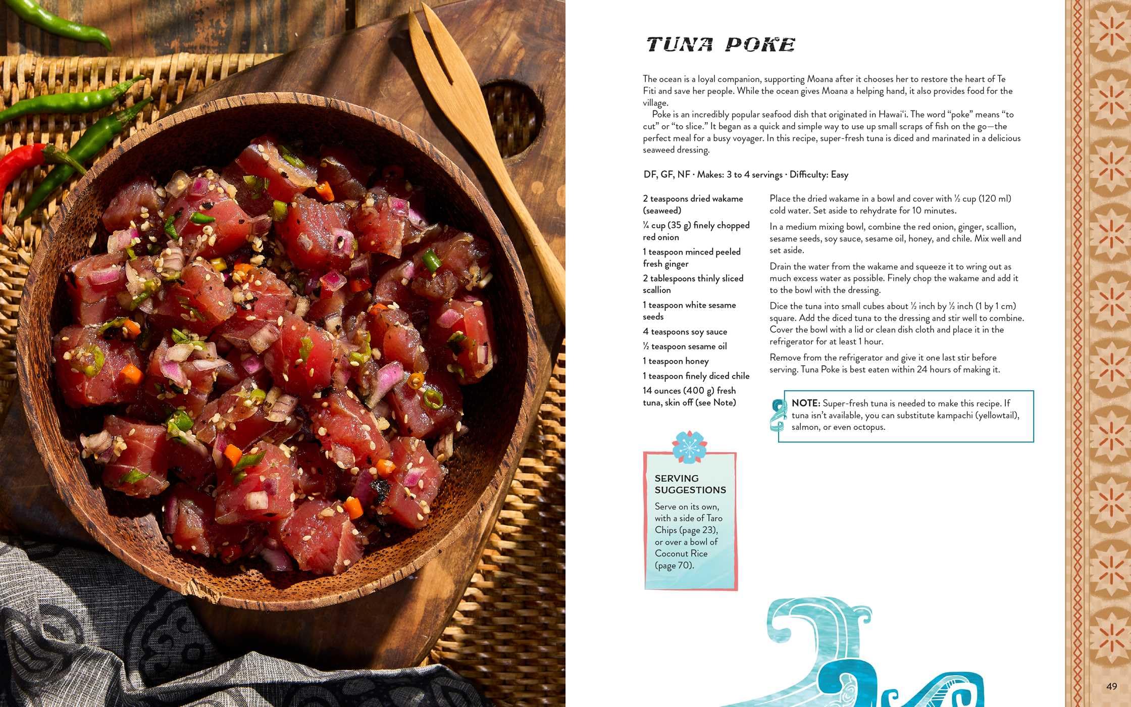 Disney Moana: The Official Cookbook: Pacific Recipes Inspired by Motunui: Authentic Pacific Recipes and Stories Inspired by Motunui and Beyond