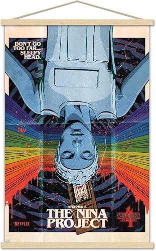 Trends International Netflix Stranger Things Season 4 - Póster de pared de The Nina Project, 22.375 x 34 pulgadas, paquete de impresión premium y