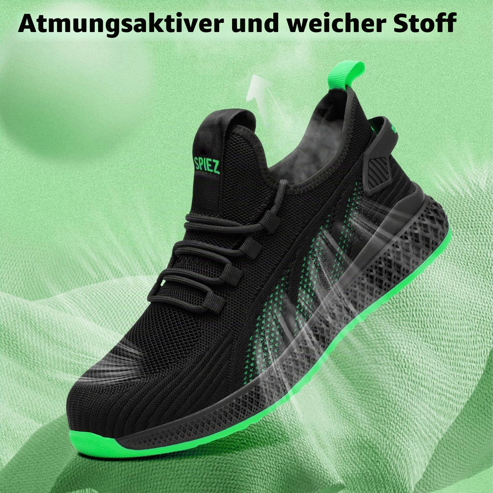 SPIEZ Unisex Sicherheitsschuhe für Herren leicht Arbeitsschuhe Damen