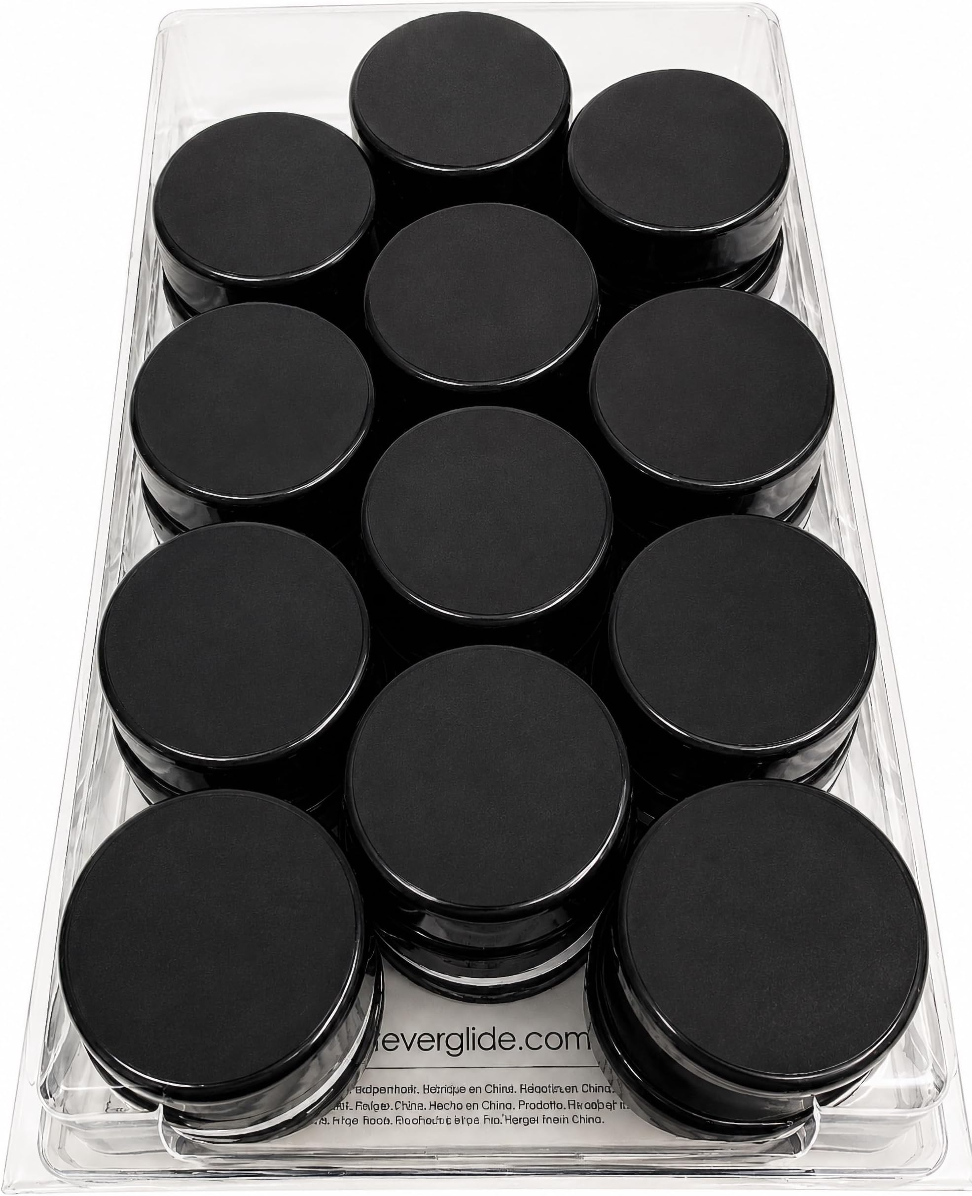 Wrought Iron Patio Furniture Feet Cap Glides and Outdoor Table and Chair Leg Floor Protector Pads - 1.5 Inch - 24-Pack - Black