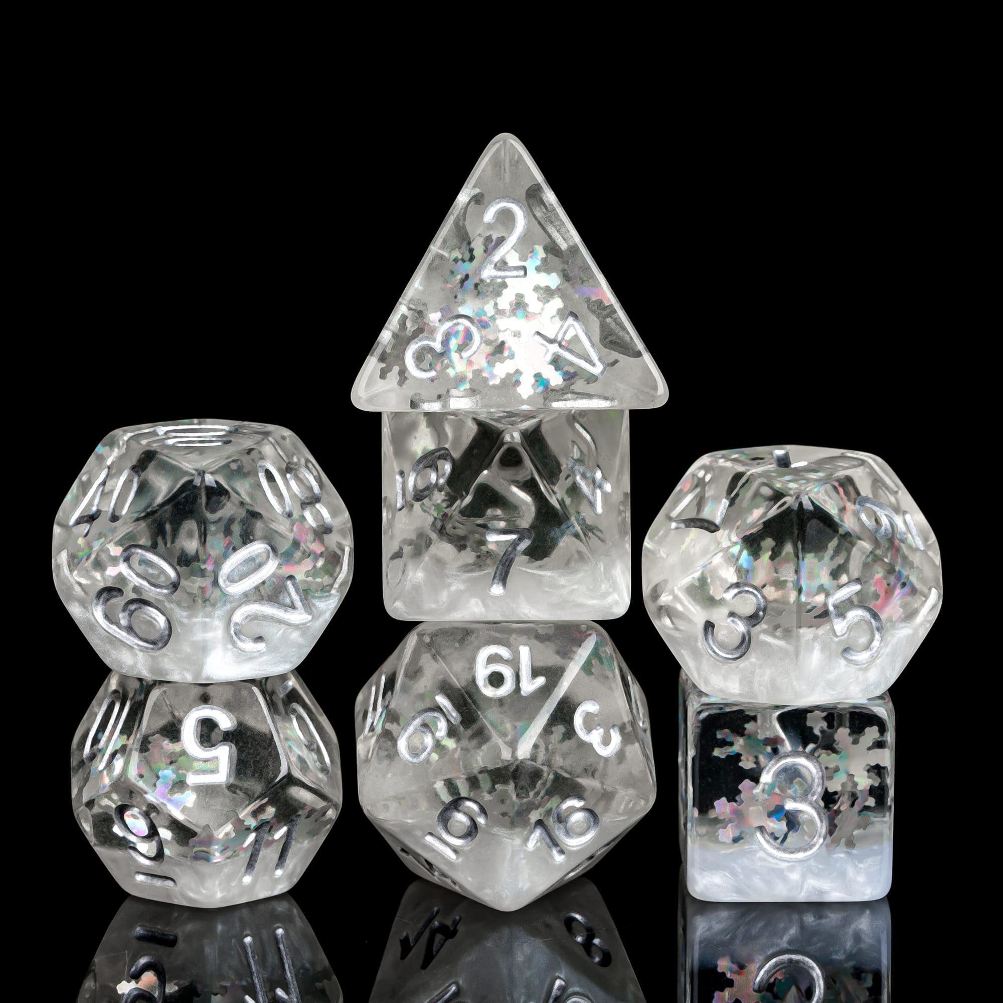 Polyhedral Dice Sets DND Winter Dice for Role Playing Game(RPG) Table Game Dice (Winter Dice)