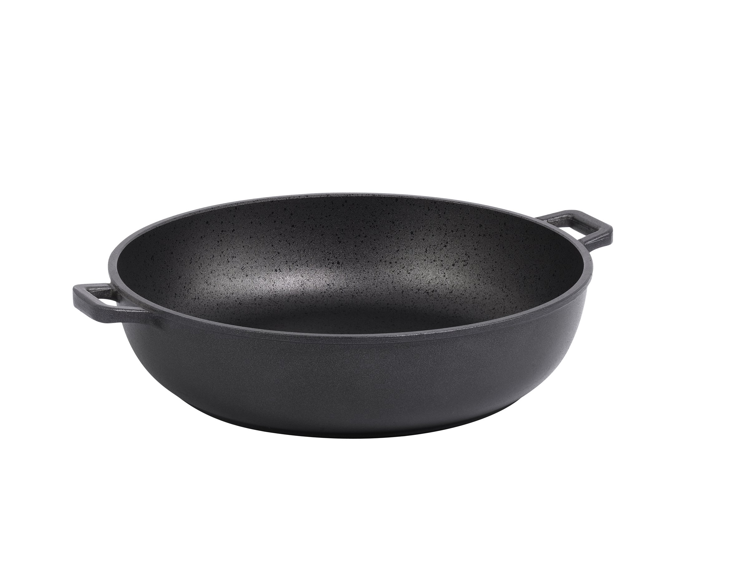 De Buyer Choc Extreme Sautepan with 2 Handles, 24 cm, Black