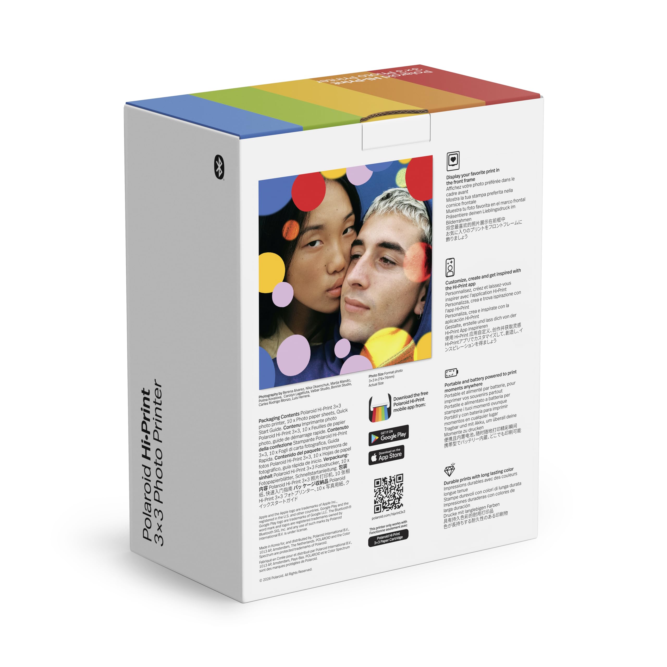 Stampante fotografica Polaroid Hi-Print 9196 Bluetooth 10 fogli