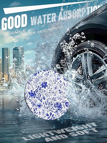 Miniatura 2 de Posavasos para automóvil, paquete de 2 posavasos para automóvil, 2.75 pulgadas, antideslizantes y absorbentes, para portavasos de automóvil,