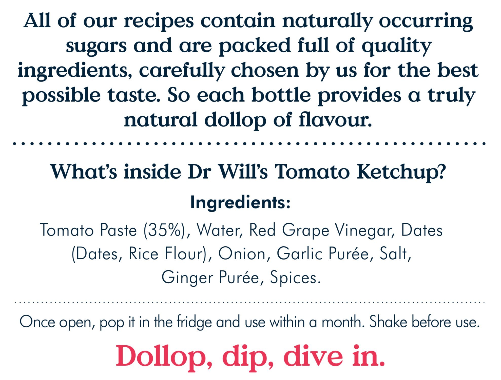 Dr Will's Ketchup do pomidorów 250 g (3 sztuki) – całkowicie naturalny, przyjazny dla wegan, wykonany z prawdziwych pomidorów – bez sztucznych dodatków, konserwantów lub rafinowanych cukrów, bez nabiału i glutenu