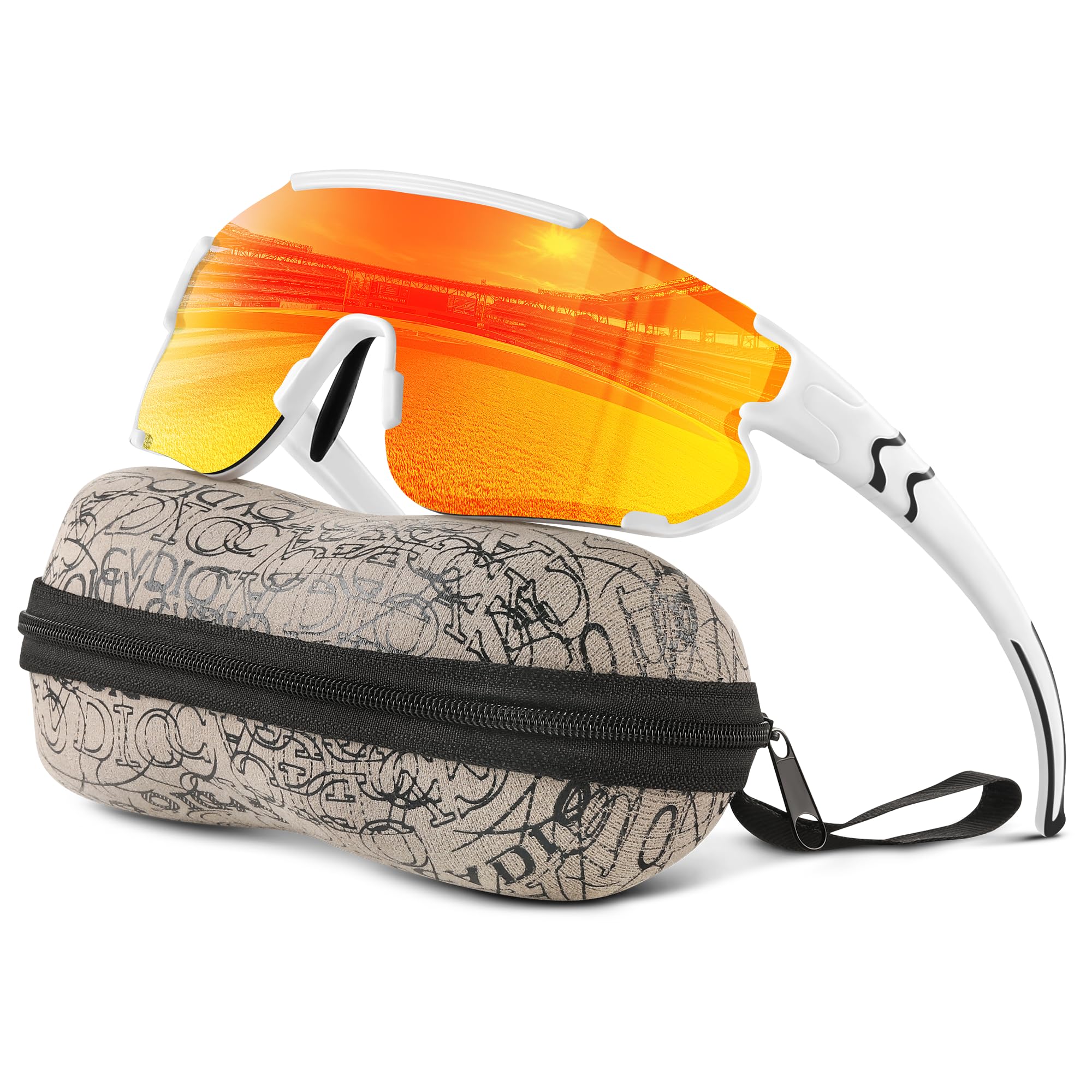 Polarisierte Baseball-Sonnenbrille für Kinder, Sport-Sonnenbrille für Jungen und Mädchen, 3–12 Jahre, Jugend-Sonnenbrille zum Radfahren, Laufen