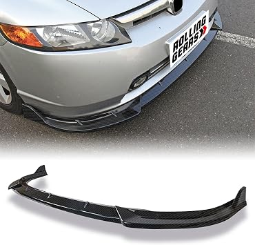 Carbon Fiber Front Lip Fits 2006-2008 Honda Civic Sedan