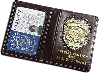 Resident Evil Biohazard S.T.A.R.S RPD Wallet Leon S. Kennedy ID Holder | Chris Jill Wesker Cosplay