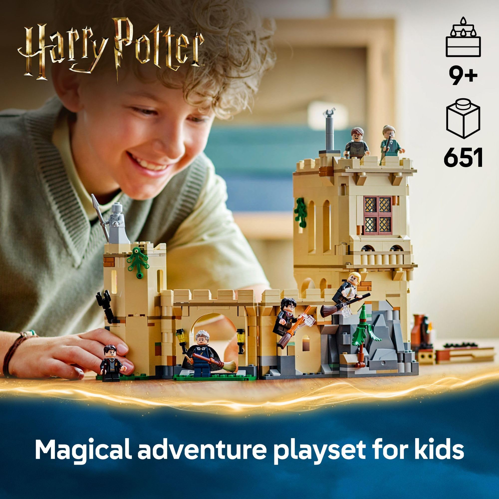LEGO Harry Potter Hogwarts Castle: Flying Lessons Building Toy