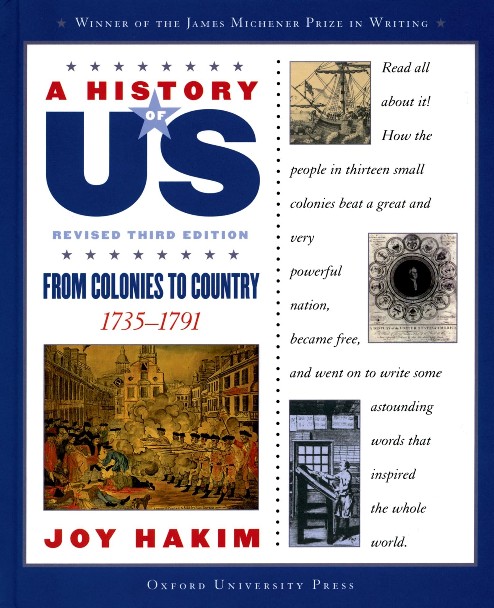 A History of US: From Colonies to Country: A History of US Book Three