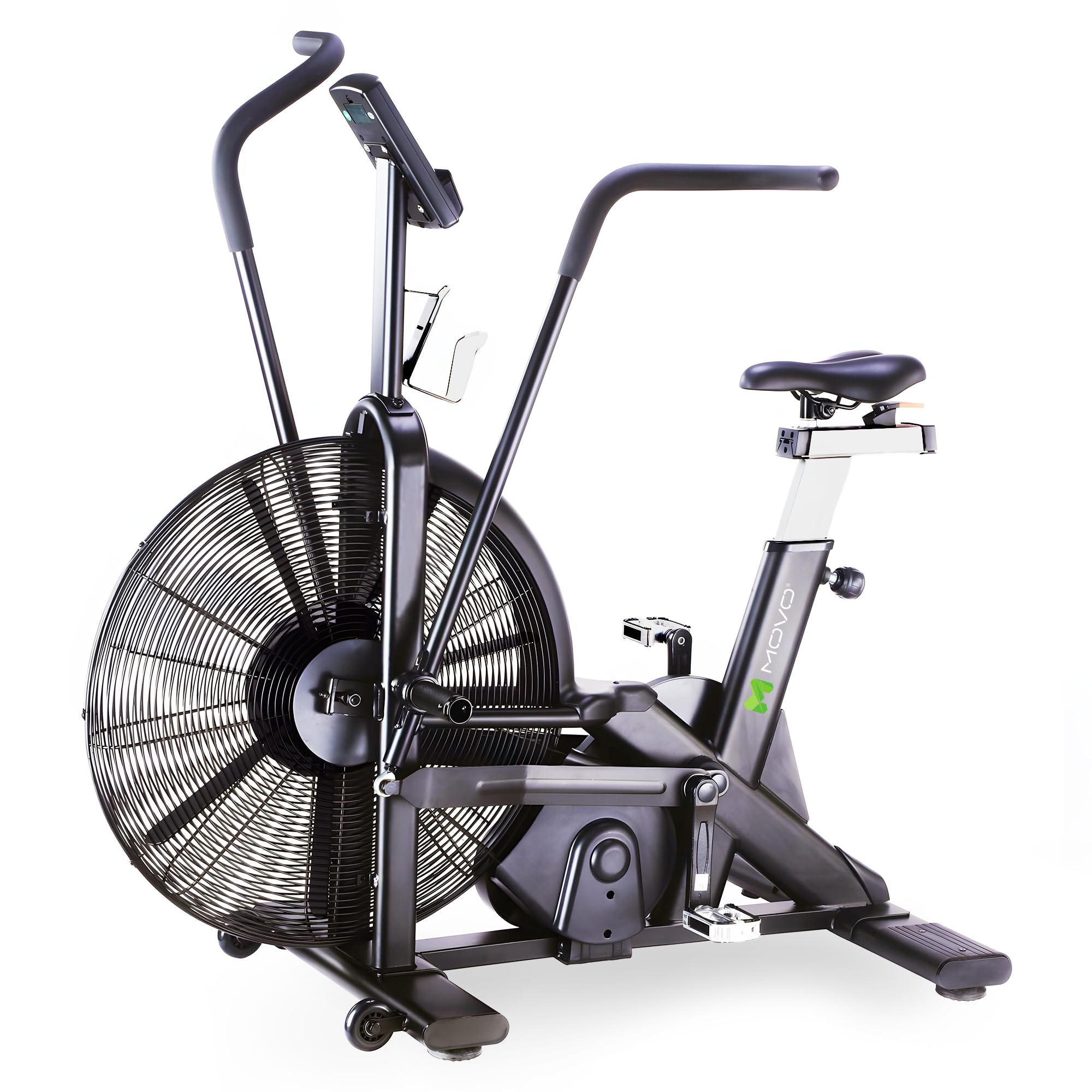 Movo AirBike Pro, Airbike do domu, jedyne w swoim rodzaju połączenie treningu górnej i dolnej części ciała, rower treningowy Airbike, koło do treningu oporu powietrza