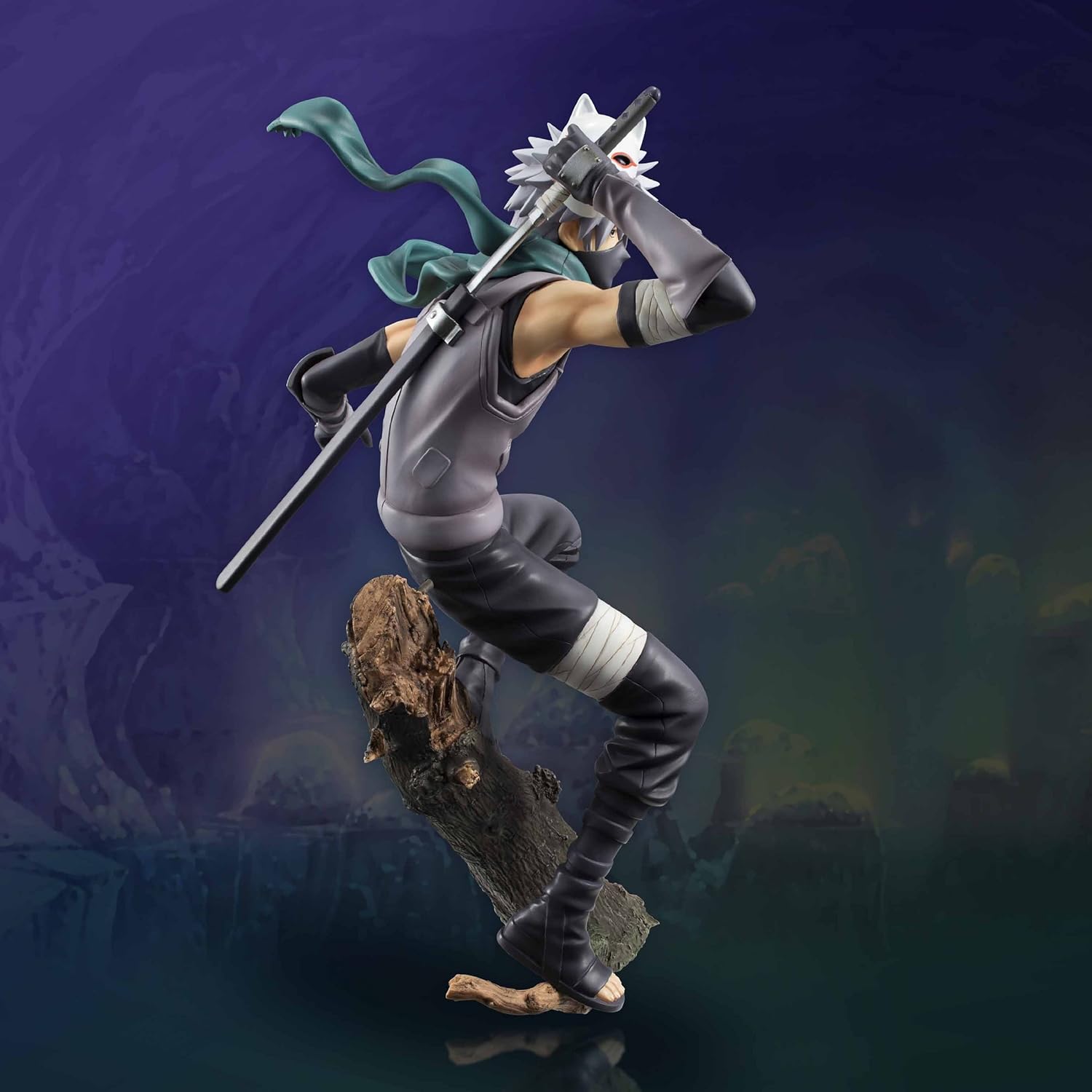 Get Special Price Megahouse Naruto Shippuden: Kakashi Hatake G.E.M. PVC Figure (Dark Side Version)
