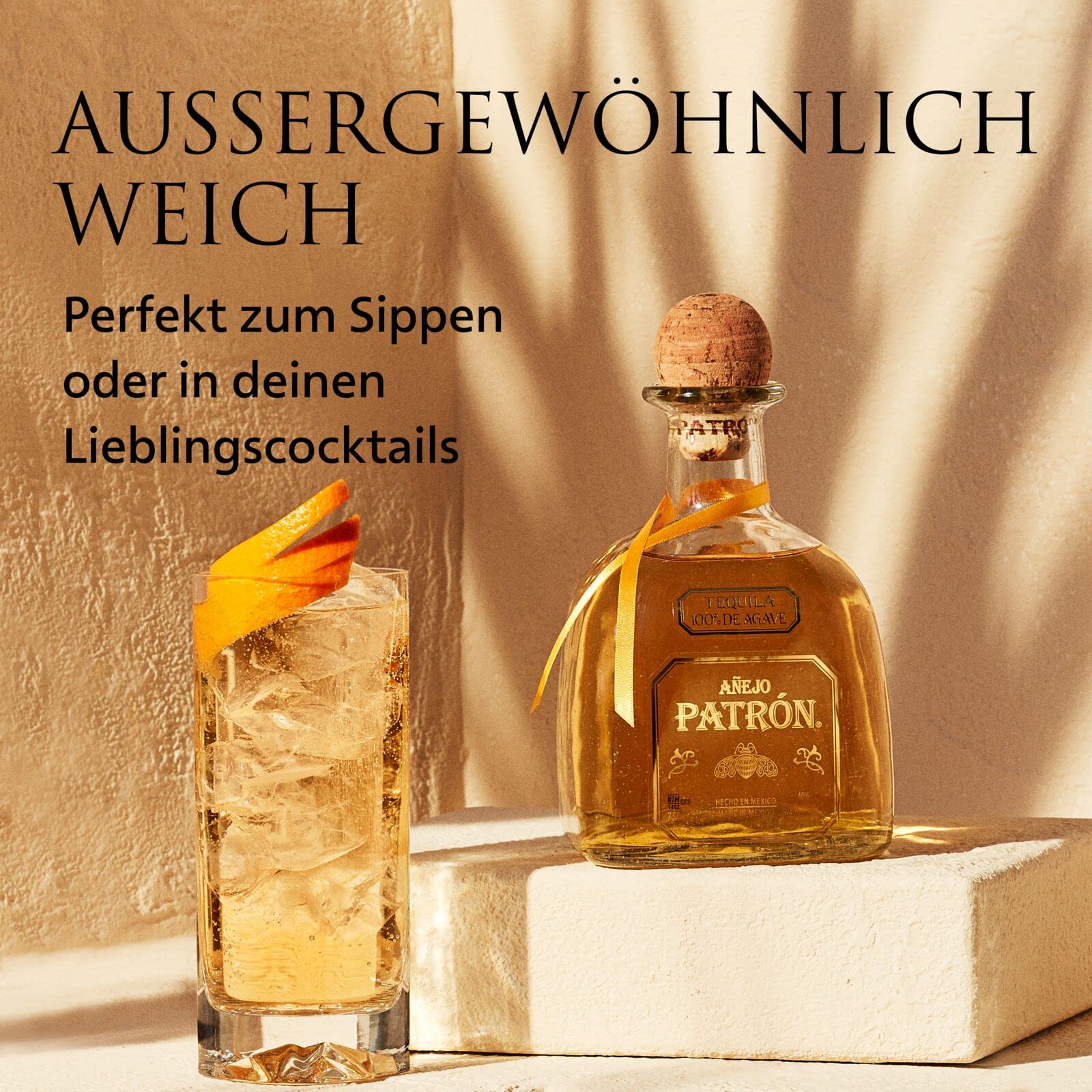 PATRÓN Añejo Premium Tequila 40% 70 cl 700 ml