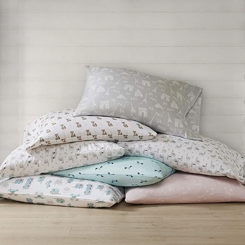 Miniatura 6 de Intelligent Design Sábanas de microfibra resistentes a las arrugas, suaves con bolsillo de 12 pulgadas modernas, para todas las estaciones, juego de