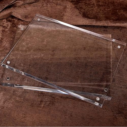 Miniatura 5 de Marco de fotos acrílico de 4 x 4 pulgadas, marcos de fotos acrílicos transparentes, marcos de fotos magnéticos, marco de fotos de bloque para