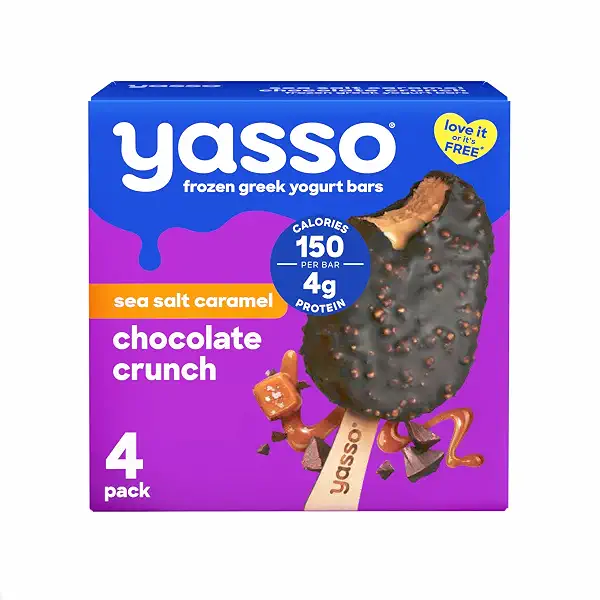 Sea Salt Caramel Chocolate Crunch Frozen Yogurt Bars, 10.6 Fl Oz 4