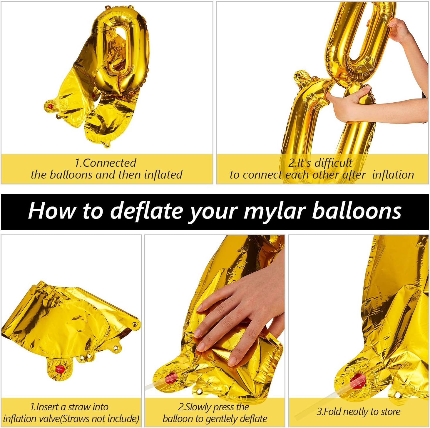 22 Pieces Boom Balloon Inflatable Radio Boombox Mobile Phone and 16 Inch Gold Inflatable Foil Chain Balloons 80s 90s Party Decorations Supplies Cosplay Props Hip Hop Theme Birthdays Weddings