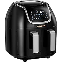 Russell Hobbs Friggitrice ad Aria a Doppio Cestello - 2 Cestelli da 4,25 l