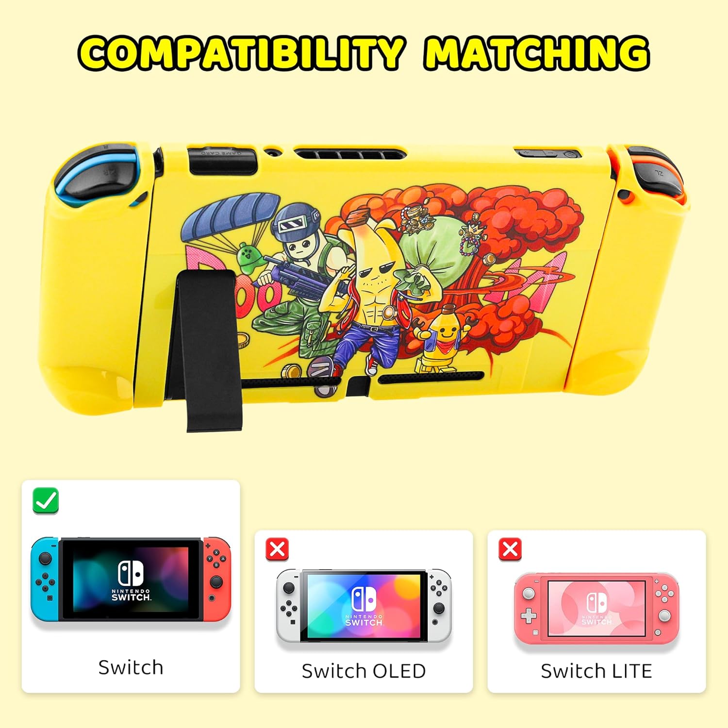 HYPERCASE イエロースイッチケースキット NSアクセサリー用 ポータブル