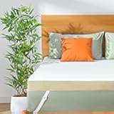 Twin Size Memory Foam Mattress Topper, 3 Inch Cooling Gel Infused Mattress Topper with Soft Cover, CertiPUR-US and Oeko-TEX Certified, Suitable for Sofa, RV, Camping