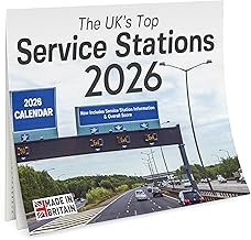 Funny Calendar 2026 – Service Station & Motorway Wall Calendar UK – Quirky Dull Man Style Novelty Gift, Funny Gifts for Men, Secret Santa Gift Idea or Stocking Filler