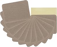 Vista 13 de 12 piezas de parches termoadhesivos de tela de alta calidad, pegamento fuerte, kit de decoración de reparación 100% algodón, tamaño 3 x 4-1/4