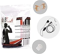 Vista 6 de BTECH QHM07 - Auriculares con cancelación de ruido premium con PTT y micrófono en línea (incluye orejas y auriculares) con tubo de bobina acústica