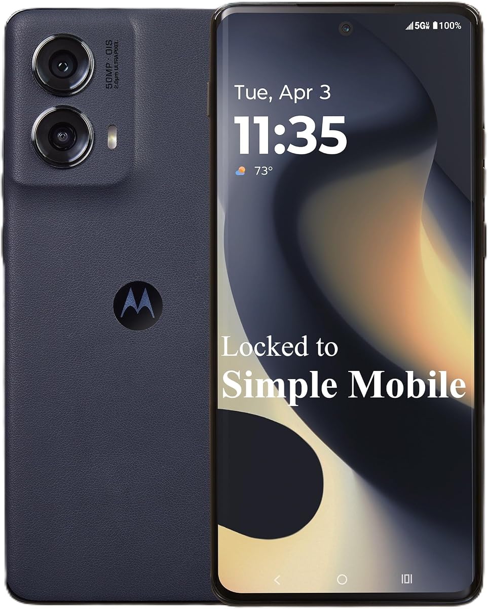 Motorola Edge 2024 | Locked | 256GB | 5000mAh Battery | 50 MP Camera | Gray | Prepaid Smartphone